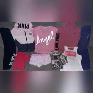 PINK BY VICTORIAS SECRET LOT ALL SIZE SMALL